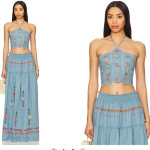 Agua Bendita x REVOLVE - Jenna Maxi Top & Skirt - Size XS/S